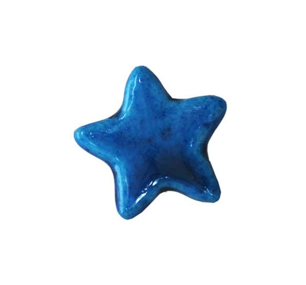 medium five pointed star kharmohre bead